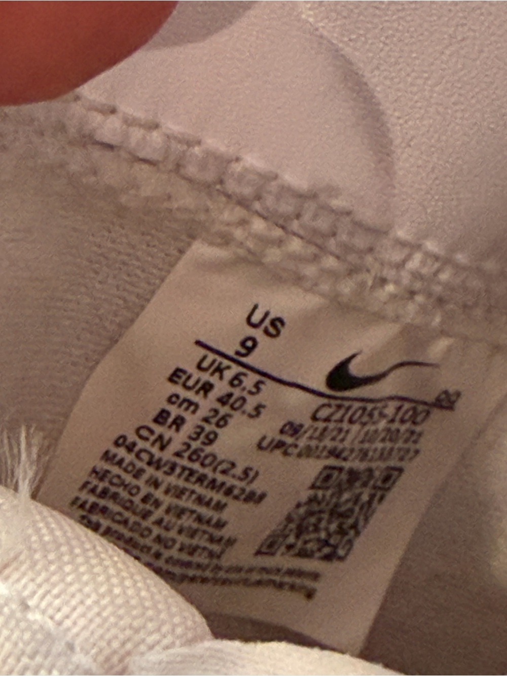NIKE Blazer Mid ‘77 Vintage High Top White Leather Sneakers - Picture 9 of 9